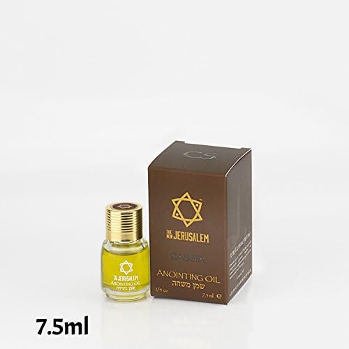 The New Jerusalem 74936 Anointing Oil - Cassia -Clear Glass Bottle - 0.25 oz.