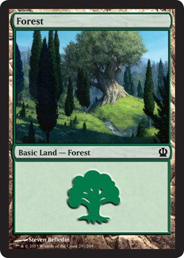 Magic: the Gathering - Forest (247/249) - Theros - Foil