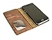 Sewell Direct Monk Book-Style Wallet Case for iPhone 5s and iPhone SE - Brown - Genuine Leather