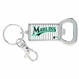 MLB Florida Marlins Bottle Opener Key Ring