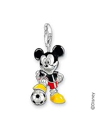 Thomas Sabo Mickey Mouse Soccer Ball Charm, Sterling Silver