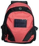 Solar Charging Red Backpack