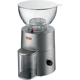 Bodum 5671-57USA Antigua Burr Grinder, Matte Chrome Finish by Bodum