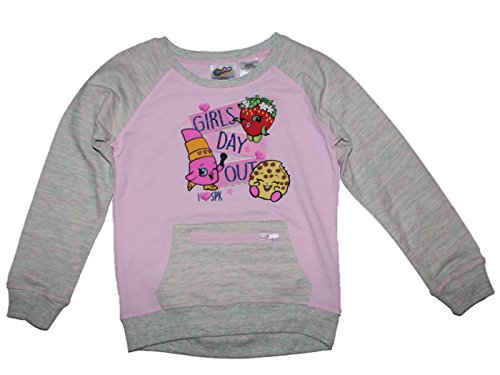 Shopkins Girls Lightweight Sweatshirt 4-16 (Multiple Color Options)