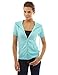 PattyBoutik Women's Hoodie Zip Up Short Sleeve Jacket