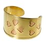 Hearty Delight Metal Cuff Bracelet
