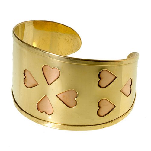 Hearty Delight Metal Cuff Bracelet