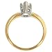 1.01cttw Pear Shape Diamond Solitaire Ring Egl F-G/si1