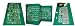 Sporting Goods : Craps & Roulette 2-Sided Felt Layout