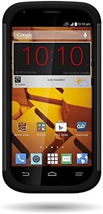 ZTE Warp Sync Case (Black / Black) CoverON® Diamond Bling Rhinestone Hybrid Phone Cover for ZTE Warp Sync N9515