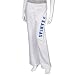 Kansas Jayhawks Ladies White Drawstring Pants