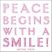Peace Begins - Mother Teresa Color Magnet