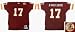 Doug Williams 1986 Washington Redskins #17 Authentic Throwback Mitchell and Ness NFL Football Jersey