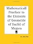 Mathematicall Praeface to the Elements of Geometrie of Euclid of Megara (1570)