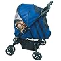 Pet Gear Happy Trails 30-Pound-Capacity Pet Stroller, Medium, Cobalt Blue