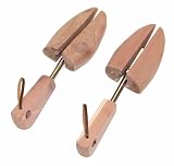2 pairs of mens cedar wood adjustable shoe trees