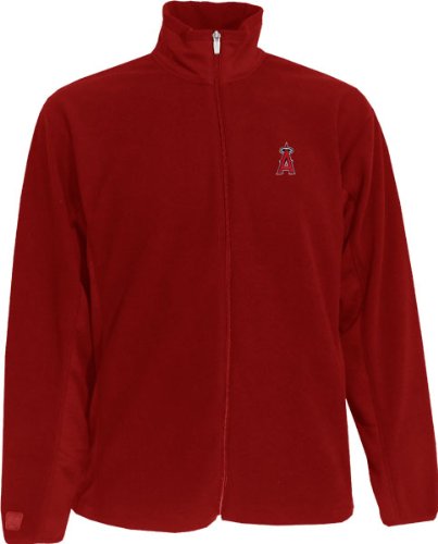 Los Angeles Angels of Anaheim Sleet Fleece by Antigua - Dark Red Medium