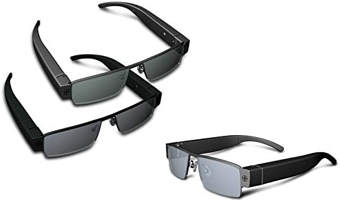 Chronovski Mobile Eyewear Recorder Detective Camcorder Camera For Survellance Eyeglass Glasses Spycam Spy Camera