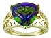 10KT 6.06CT TREATED MYSTIC TOPAZ(TM) RING