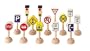 Plan Toys Set of Traffic Signs and Lights 1 (Usa)
