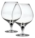 Orrefors Intermezzo Blue Brandy Glasses, Set of 2