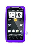 HHI HTC Evo 4G Silicone Skin Case - Dark Purple