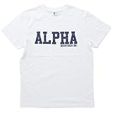 ALPHA SCRIPT T-SHIRTS L