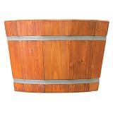 Matthews Redwood BT20PG Barrel Planter