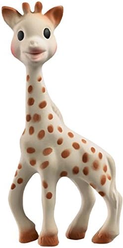 Vulli Sophie the Giraffe La Baby Teether Natural Rubber Pacifier Squeaker Toy