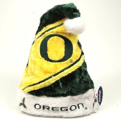 Buy OREGON DUCKS OFFICIAL LOGO CHRISTMAS SANTA HAT by Forever Collectibles