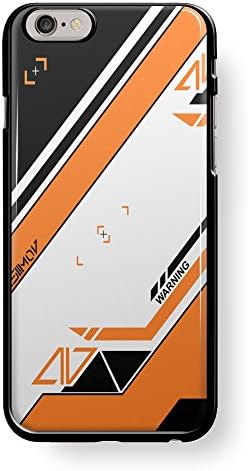 Asiimov Pattern gun counter strike for iPhone 6/6s Black case