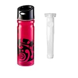 Tritan BPA Free Water Bottle - 24 oz Tatau with Pop Lid and Chiller Ice Stick