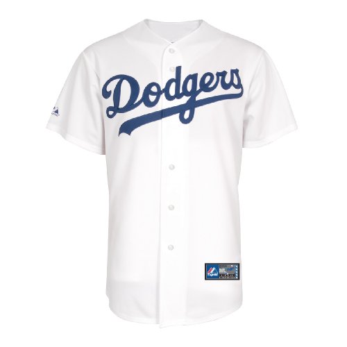 MLB Los Angeles Dodgers Clayton Kershaw White Home Replica Baseball Jersey, White, Large On Sale