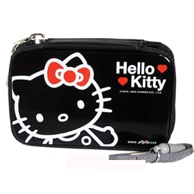 Sanrio Hello Kitty Tin Case - Camera Cellphone Holder