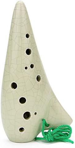 12 Holes Alto C Submarine Ocarina With Crackle Pattern For Private Collectors