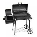 Smoker BBQ grill barbecue charcoal barbecue grill cart XL barbacoa churrasco +1 Tischkamin Geschenk + 5 Liter Bio Ethanol von Kamin Center in Geschenk!!!