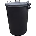110L Outdoor Waterproof Food Bin With Clip Locking Lid