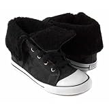Coach Ladies Bonney Shearling High Top Sneakers A1309 (Black) by 