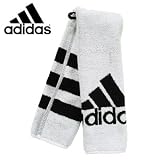 Adidas Performance Three Stripe Golf Towel White/Black