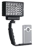 FLIP Dimmable LED Camcorder Video Light Kit - Daylight-Balanced