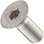 Stainless Steel 18-8 Socket Cap Screw, Flat Head, Hex Socket Drive, M3-0.5, 25mm Length (Pack of 25)