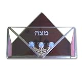 IMAGE OF Glass Passover Matzah Tray