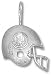 Washington Redskins Solid Sterling Silver Helmet Pendant