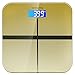 Body Digital Bathroom Scale, Woodsam (TM) Personal Glass Weight Scale for Health and Fitness with LCD Screen and a 360lb Maximum Capacity (Gold)