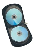 Be-Active Quality Elegant Bonded Leather CD Case - holds 24 CDs (Black)