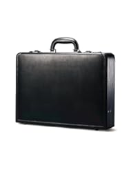 Apparel: Samsonite Bonded Leather Attache (Black) - Samsonite Corporation