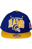 Los Angeles Rams Mitchell & Ness Arched Logo Retro Vintage Snap Back Hat