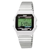 Timex Mens T78587 Classic Digital Silver-Tone 