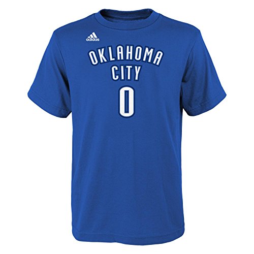 Russell Westbrook Oklahoma City Thunder Youth Adidas NBA Player Blue T-Shirt