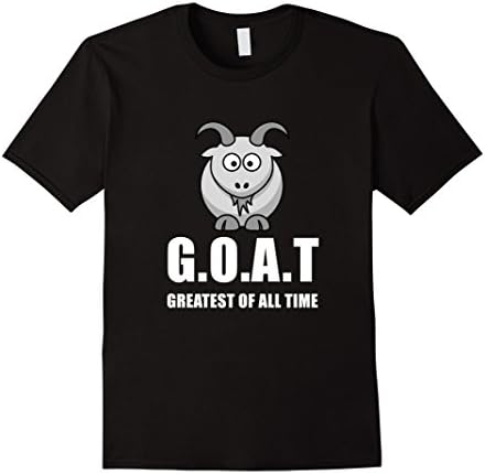 Men's G.O.A.T Greatest Of All Time Tshirt Medium Black